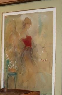 Janet Treby (b.1955) limited edition print, 'Study of Dancers I', signed in pencil, 290/385, 75 x 52cm